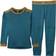 Helly Hansen Kid's LifaMerino Wool Base Layer Set - Dark Green