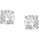 Macy's Stud Earrings - White Gold/Diamonds