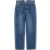 H&M Slim Straight High Ankle Jeans - Denim Blue