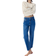 H&M Slim Straight High Ankle Jeans - Light Denim Blue