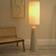 ValueLights Grayson Cream/Beige Floor Lamp 123cm