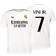 Real Madrid Home Short Sleeve T-Shirt 24/25 Vinicius