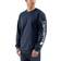 Carhartt Loose Fit Heavyweight Long Logo Sleeve Graphic T-shirt - Navy