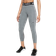 Nike Pro Women's Mid Rise Crop Mesh Panel Leggings - Smoke Grey/Heather/Black/Black