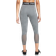 Nike Pro Women's Mid Rise Crop Mesh Panel Leggings - Smoke Grey/Heather/Black/Black