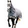 Horseware Rhino Plus HexSTOP Vari-Layer Turnout Rug - Grey/Indigo Dark Blue