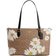 Coach Gallery Tote Bag In Signature Canvas With Floral Print - Gold/Tan Multi