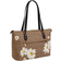 Coach Gallery Tote Bag In Signature Canvas With Floral Print - Gold/Tan Multi