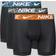 Nike Boxershorts 3-Pak Sort/Grå/Blå/Orange