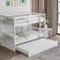 Costway Full Over Guardrails Bunk Bed