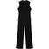 Mango Aty Long Jumpsuit with Crossover Detail - Black