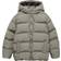 Mango Kid's Hood Quilted Coat - Pastel Green