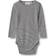 Wheat Langærmet Uld Body L S Lucca - Navy Stripe