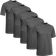 Clique T-shirt Herr Mörkgrå Melerad