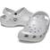 Crocs 'Classic Glitter' Kids Beach Silver Infant