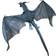 Europalms Party Decorations Halloween Flying Dragon Blue