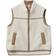 Mos Mosh MMRowe Teddy Waistcoat, Ecru