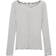 Mango Ribbed Long-Sleeved T-shirt - Grey