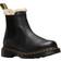 Dr. Martens 2976 Women's Faux Fur Lined Chelsea Boots - Black Burnished Wyoming