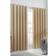 Fusion Strata Triple-Woven Dimout Eyelet Curtains - Ochre Yellow (Width 117 cm x 137 cm) 117x168cm
