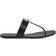 Gucci Double leather thong sandals black (UK 1.5)