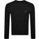 BOSS Logo-patch sweater in cotton and cashmere