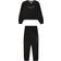 Tommy Hilfiger Logo Sweatshirt & Joggers Set - Black 'ESSENTIAL' schwarz weiß