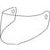 HJC HJ-41 Visor Clear For V10 Helmet - Grey