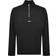 HUGO BOSS Durty244 Zip Neck Sweatshirt with Logo Print - Black