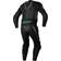 Rst S1 CE One Piece Leather Suit Black Grey Neon Green