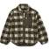Liewood Nolan Pile Teddyfleecejacka - Check Army Brown/Dark Sandy (LW18052-1572)
