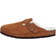 Birkenstock Boston Suede Leather Sandals - Cognac