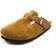 Birkenstock Boston Suede Leather Sandals - Cognac