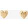 ENAMEL Copenhagen Heart Stud Earrings