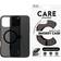 CARE by PanzerGlass iPhone 16 Pro Max Skal Smokey MagSafe Svart