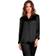 Lady Avenue Pure Silk Basic Pyjamas Black