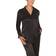 Lady Avenue Pure Silk Basic Pyjamas Black