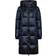 Mos Mosh Down Coats, female, Blue, Metallic Down Jacket with Quilted Design