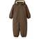 Name It Snow10 Snowsuit - Dark Earth