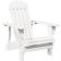 vidaXL Adirondack Chair White 69 x 85 x 90.5 cm Solid Wood Fir