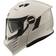 Simpson Darksome Plain Motorcycle Helmet (63-64cm) White, White Adult, Man