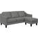 Brayden Studio Bendina Grey Sofa 208.3cm 3 Seater