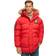 Superdry Everest Longline Baffled Parka - Heritage Red