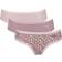 Sloggi Unterhose Pack Of 3 Go Crush Hipsters - Pink Mauve Printed