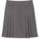 French Toast Kid's Above The Knee Front Pleated Skirt with Tabs - Grey