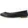 Bianco Biamadison Ballerina Smooth Leather Dam - Black