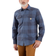 Carhartt Loose Fit Heavyweight Flannel Long-Sleeve Plaid Shirt - Navy