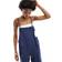 Monki Lightweight Denim Dungarees - Blue
