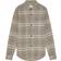 NN07 Adwin Flannel Overshirt - Brown Check