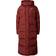 Tommy Jeans Down Hooded Longline Alaska Puffer Coat - Deep Rouge